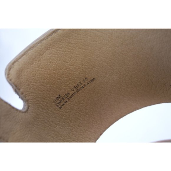 EUC Born 'Cindie' Light Gray Heels | Sz 10, Sabbia/Rosa, Leather - Picture 6 of 9